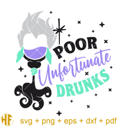 Poor Unfortunate Drunks Svg, Bad Girls Drinking Club Svg.jpg