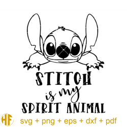 Stitch is my Spirit Animal Svg, Cute Stitch Svg, Baby Stitch.jpg