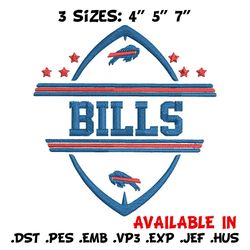 Buffalo Bills Ball embroidery design, Buffalo aBills embroidery, NFL embroidery, sport embroidery, embroidery design