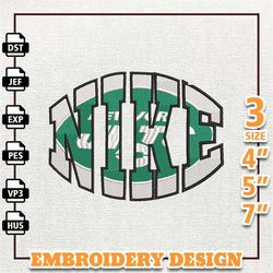 NFL New York Jets, NFL Logo Embroidery Design, NFL Team Embroidery Design, NFL Embroidery Design, Instant Download