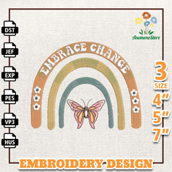 Embrace Chance Embroidery Design, Back To School Embroidery Design, Best Teacher Embroidery File,School Life Embroidery