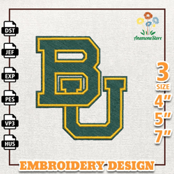 NCAA Baylor Bears, NCAA Team Embroidery Design, NCAA College Embroidery Design, Logo Team Embroidery Design, Instant Dow