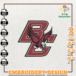 NCAA Boston College Eagles, NCAA Team Embroidery Design, NCAA College Embroidery Design, Logo Team Embroidery Design, In