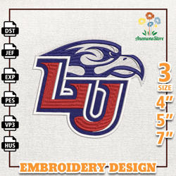 NCAA Liberty Flames, NCAA Team Embroidery Design, NCAA College Embroidery Design, Logo Team Embroidery Design, Instant D