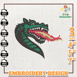 NCAA UAB Blazers, NCAA Team Embroidery Design, NCAA College Embroidery Design, Logo Team Embroidery Design, Instant Down