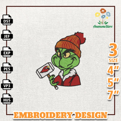 NFL Arizona Cardinals, Grinch NFL Embroidery Design, NFL Team Embroidery Design, Grinch Embroidery Design, Instant Downl