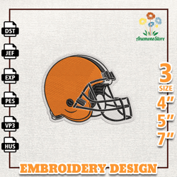 NFL Cleveland Browns, NFL Logo Embroidery Design, NFL Team Embroidery Design, NFL Embroidery Design, Instant Download 1