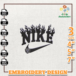 NFL Las Vegas Raiders, Nike NFL Embroidery Design, NFL Team Embroidery Design, Nike Embroidery Design, Instant Download