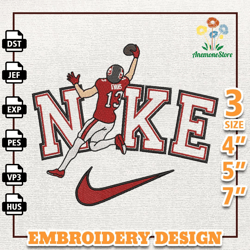 NFL Mike Evans, Nike NFL Embroidery Design, NFL Team Embroidery Design, Nike Embroidery Design, Instant Download