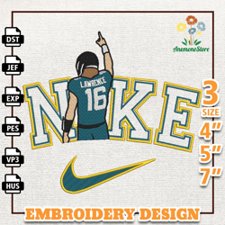 NFL Trevor Lawrence, Nike NFL Embroidery Design, NFL Team Embroidery Design, Nike Embroidery Design, Instant Download
