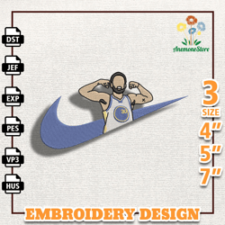 NIKE Steph Curry Embroidery Design, NBA Basketball Embroidery Design, Machine Embroidery Design, Instant Download