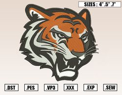 Cincinnati Bengals Mascot Embroidery Designs, NFL Embroidery Design File Instant Download