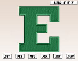 Eastern Michigan Embroidery Designs, NCAA Embroidery Design File Instant Download