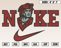 Nike X Colgate Raiders Mascot Embroidery Designs, NFL Embroidery Design File Instant Download