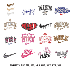Nike Drake Embroidery Design File, Music Embroidery Design