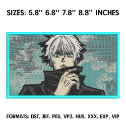 Sasuke Sharingan Embroidery Design File, Naruto Anime Embroidery Design T816