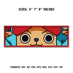 Tony Chopper Embroidery Design File One Piece Anime Embroidery Design pattern P T926