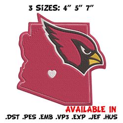 Arizona Cardinals embroidery design, Cardinals embroidery, NFL embroidery, sport embroidery, embroidery design