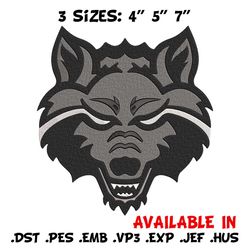 Arkansas State mascot embroidery design, NCAA embroidery, Embroidery design, Logo sport embroiderySport embroidery