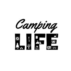 Camping Life Svg, Trending Svg, Camper Svg, Camp Life Svg, Glamping Svg, Camp Site Svg, Campfire Svg, Camping Svg, Camp