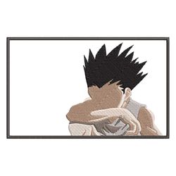 Gon Thinking Hunter X Hunter Anime Embroidery Design Download