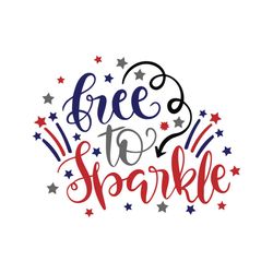 Free to sparkle svg