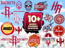 16 Files Houston Rockets Svg Bundle, Houston Rockets NBA Logo