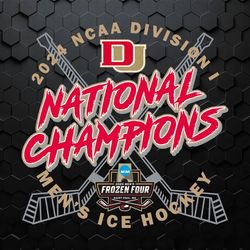 Denver Pioneers National Champions Mens Ice Hockey SVG