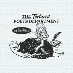 Tortured Poets Department Old Habits Die Screaming SVG
