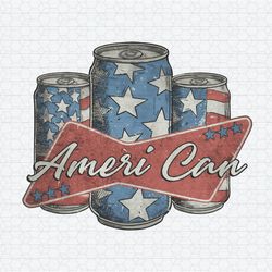 Retro Ameri Can 4th Of July USA Flag PNG