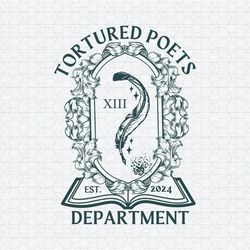 Tortured Poets Department Est 2024 New Album SVG