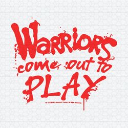 Tari Eason Warriors Come Out To Play Nba SVG