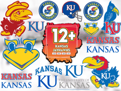 12 Files Kansas Jayhawks Football Svg Bundle, Jayhawks Logo Svg, KU Svg