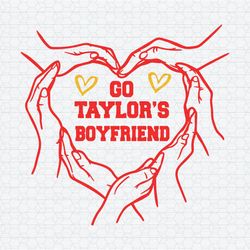 Go Taylors Boyfriend Heart Hands SVG