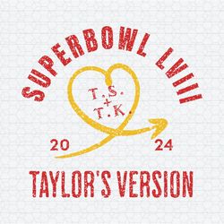 Retro Super Bowl Lviii Taylors Version 2024 SVG