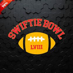 Swiftie Bowl Lviii Super Bowl Football Match SVG