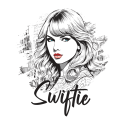 Taylor Swift Illustration Swiftie Svg File Cricut, Cute Svg For Taylor Fans