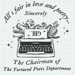 The Chairman Of The Tortured Poets Department SVG