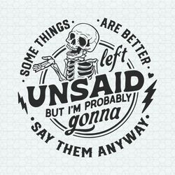 Some Things Are Better Left Unsaid SVG