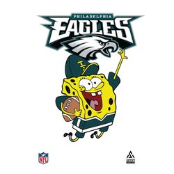 Philadelphia Eagles Spongebob Game Day PNG