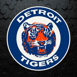 Detroit Tigers Mlb Team Logo SVG