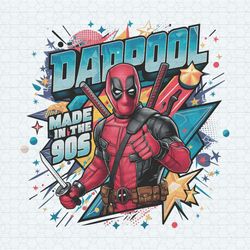 Superhero Dadpool Made In The 90s PNG