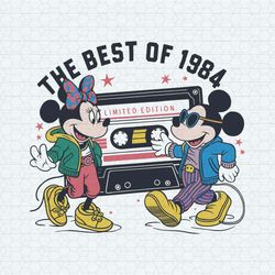 Funny The Best Of 1984 Mickey Minnie SVG