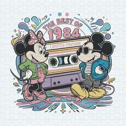 The Best Of 1984 Disney Mouse Birthday SVG
