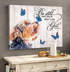 Yorkshire Terrier Matte Canvas, Dog Wall Art Prints, Canvas Wall Art Decor