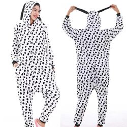 Zebra Dog Pyjamas Halloween Cartoon Pajama Homewear Cosplay Animal Costume For Adult And Kid