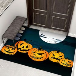 Halloween 3D Phantom Doormat Horror Movie Clown Carpet Decoration Indoor and Outdoor Style B