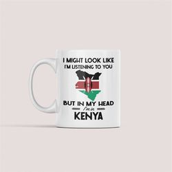 Kenya Gifts, Kenya Mug, Funny Kenyan Coffee Cup