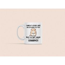 Lemming Gifts, Lemming Mug About Lemmings, Funny Lem
