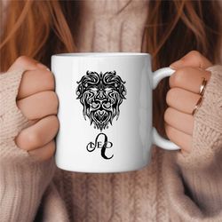 Leo Coffee Mug, Zodiac Birthday Gift for Her, Horoscope Ceramic Mug 4